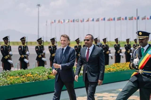 ፕረዚደንት ፈረንሳ ኣብ ኢትዮጵያ ምብጻሕ ይገብር ኣሎ