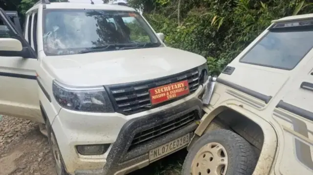 হামলার পরে তোলা ছবি।