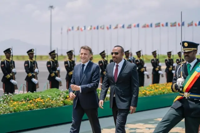 Ministira Muummee Itoophiyaafi Pirezidantii Faransaay