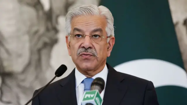 وزیر دفاع خواجہ آصف