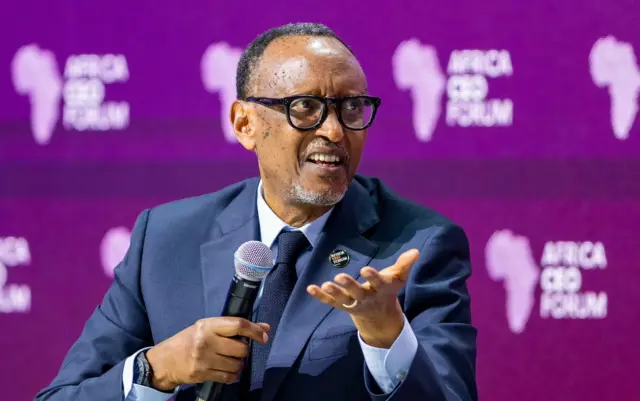 Perezida Kagame mu nama ya Africa CEO Forum irimo kubera i Kigali kuva none ku wa kane