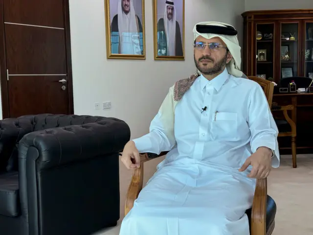 ifoto ya Majid Al-Ansari, umuvugizi w'ubushikiranganji bw'imigenderanire bwa Qatar