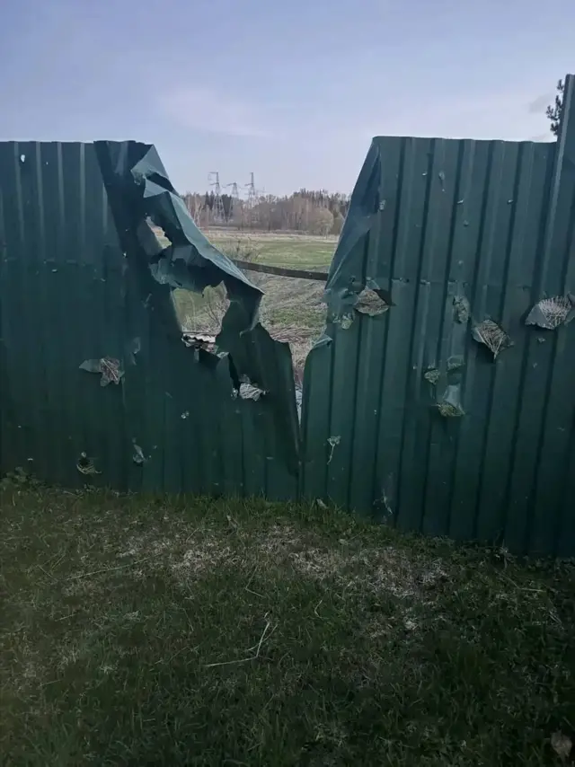 Последствия налетов в Подмосковье