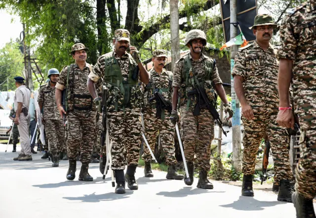पश्चिम बंगाल चुनाव में केंद्रीय सुरक्षा बल