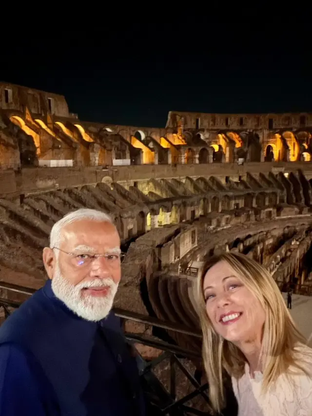 नरेंद्र मोदी जॉर्जिया मेलोनी