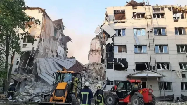Оккупационные власти опубликовали фото последствий удара