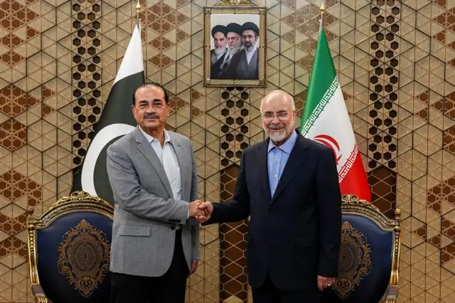 قالیباف و عاصم منیر