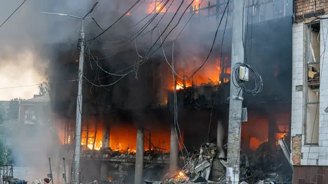 Разрушения в Киеве