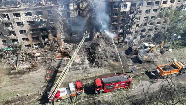 Последствия российского удара по Киеву