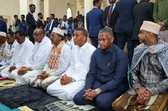 Sida salaadda Ciidul-Adxa looga oogay masaajidka Isbahaysiga Muqdisho