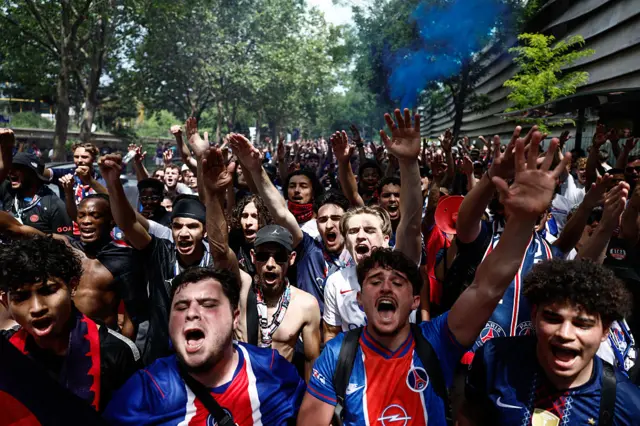 Supporters parisiens