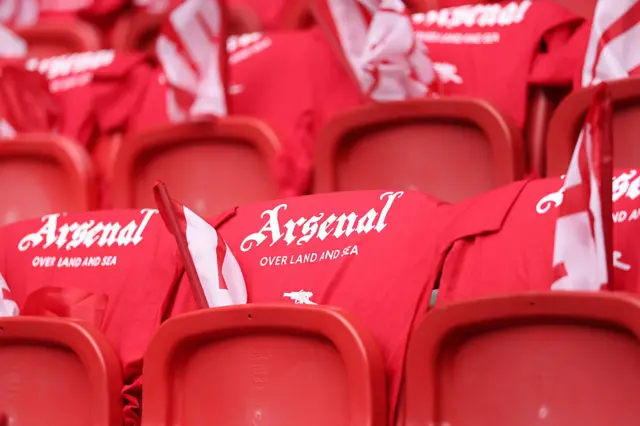 Sièges supporters Arsenal