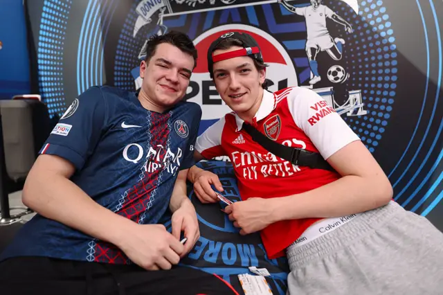 Supporter parisien et londonien