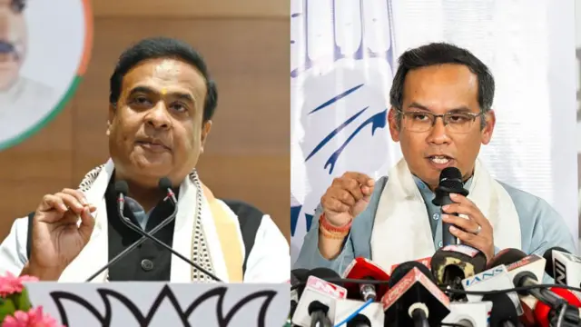 हिमंत बिस्वा सरमा और गौरव गोगोई