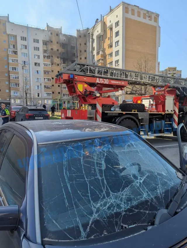 В соцсетях публикуют фото поврежденного дома, фото не верифицировано
