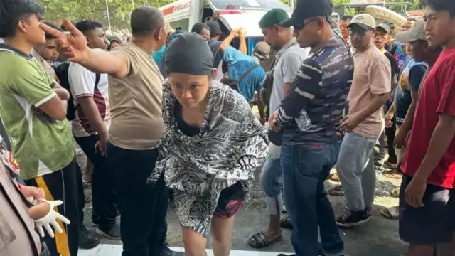 အင်ဒိုနီးရှား မီးတောင်ပေါက်ကွဲအပြီးမြင်ကွင်း