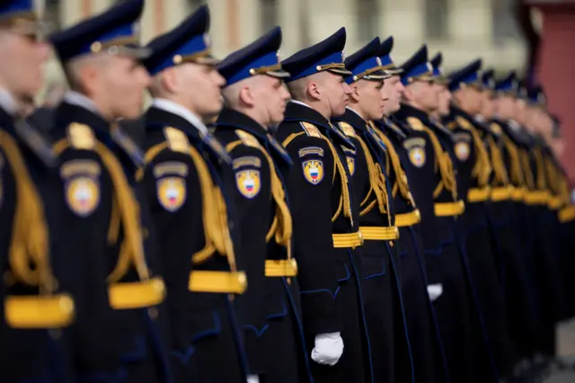Красная площадь перед парадом