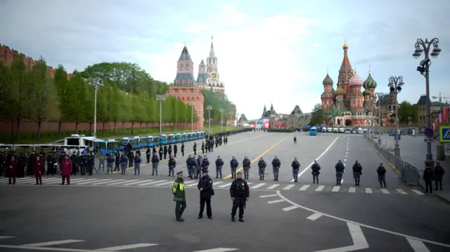 Красная площадь перед парадом