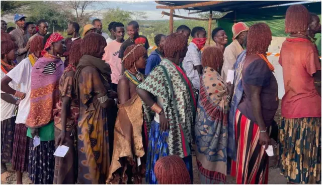 ሐመር ምርጫ ክልል፣ ቆላጃ አንጉዴ ምርጫ ጣቢያ የድምፅ አሰጣጥ