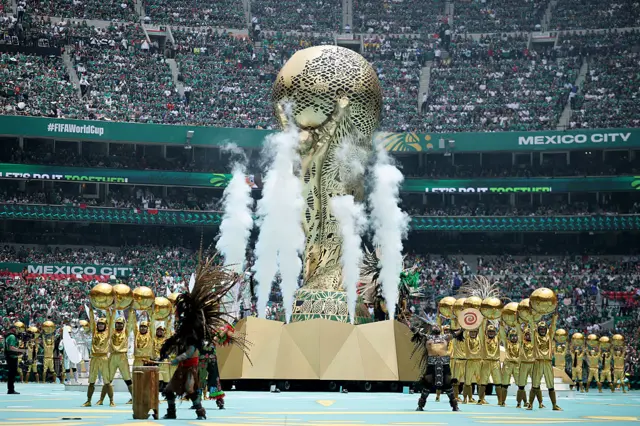 Un momento de la ceremonia inaugural