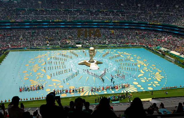 Una panorámica del estadio.