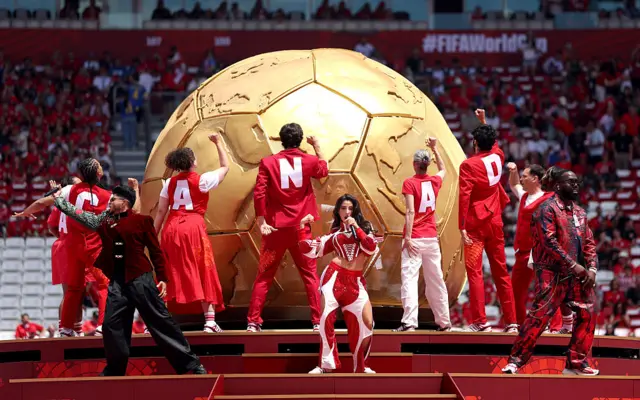 Cerimônia de abertura da Copa do Mundo no Canadá