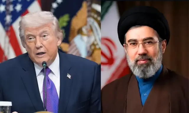 Trump and Mojtaba Khamenei