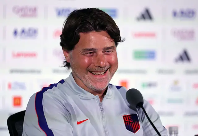 O técnico dos EUA, Mauricio Pochettino