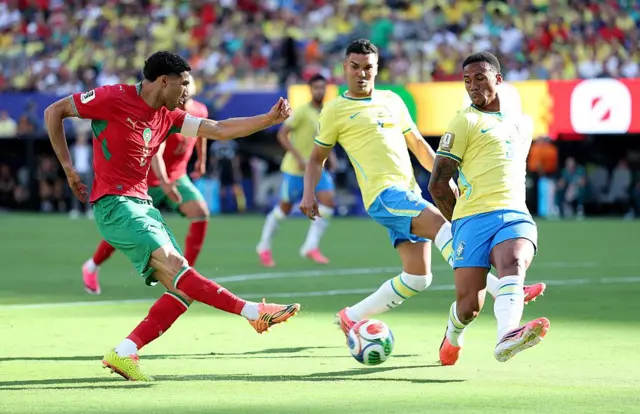 Achraf Hakimi ya harbe kuma ya rasa dama