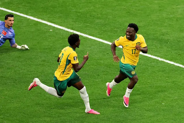 Irakunda gol sevinci
