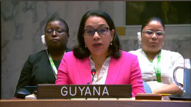 Carolyn Rodrigues-Birkett amekuwa mwakilishi wa Guyana katika Umoja wa Mataifa tangu mwaka 2020.