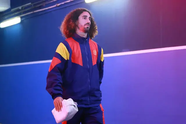 Marc Cucurella a cikin rigar wasanni na Spain
