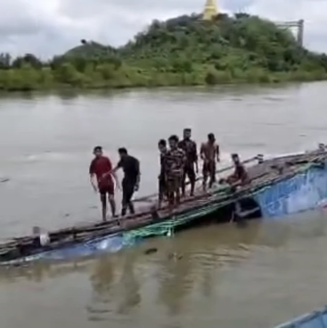 စက်လှေတိမ်းမှောက်မှုအခြေအနေလို့ လူမှုကွန်ရက်ရုပ်သံတွေ ထွက်ပေါ်လာ