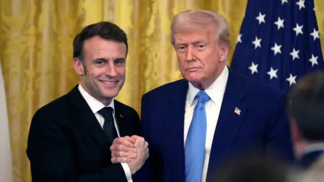 Macron and Trump