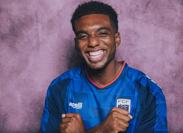 Logan Costa na Cape Verde yana murmushi don hoton gasar cin kofin duniya