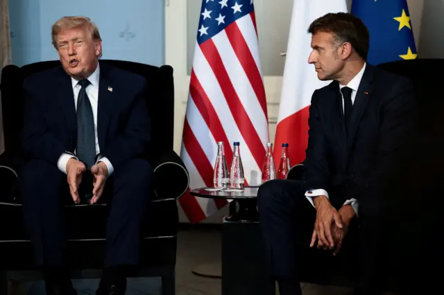 Трамп и Макрон встретились накануне саммита Группы семи во французском Эвиане