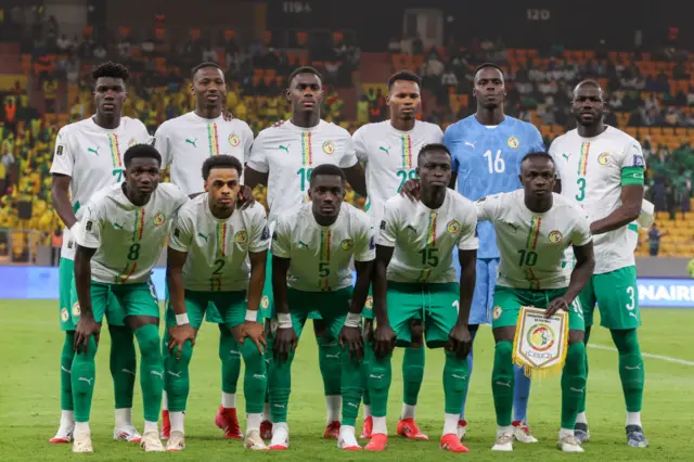 Equipe nationale du Sénégal.