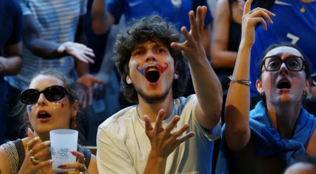 Supporters français.