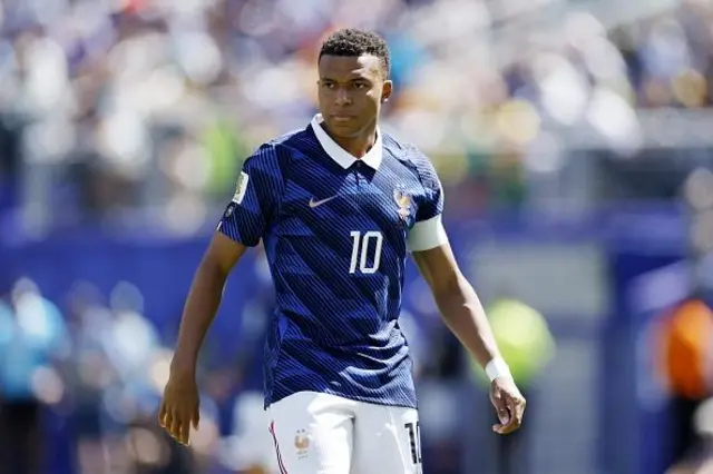 Réaction de Kylian Mbappé, de la France