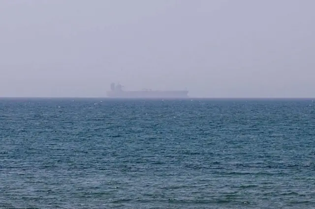 আরব সাগরে একটি জাহাজ