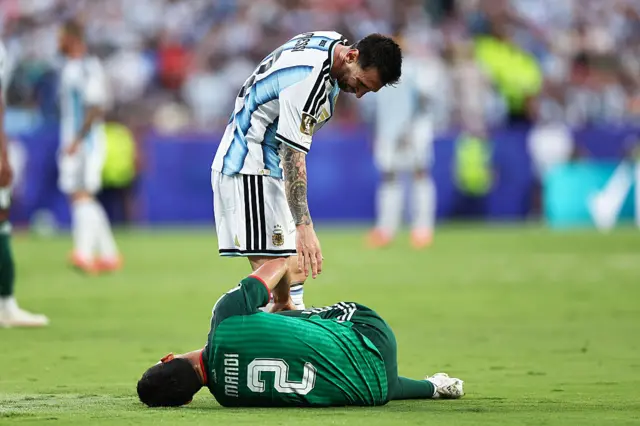 Messi y Mandi