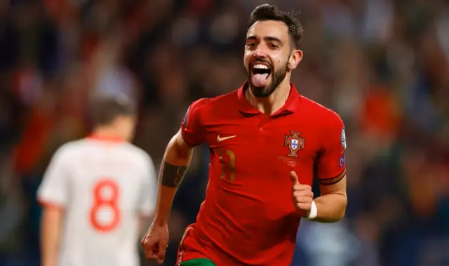 Le milieu de terrain portugais Bruno Fernandes est l'un des atouts offensifs du Portugal