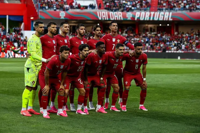 L'équipe du Portugal