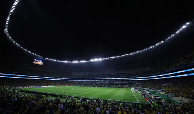 Vista del estadio Azteca