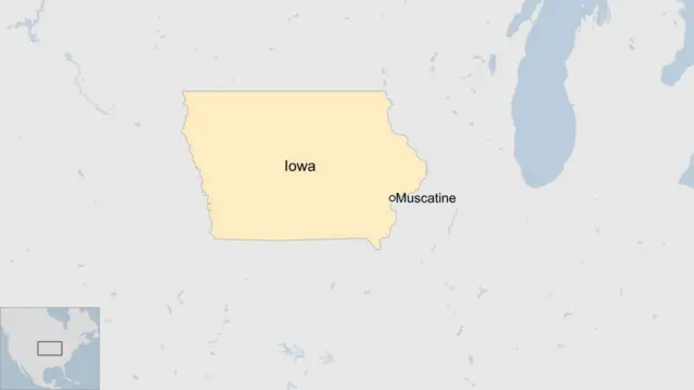 Ubwo bwicanyi bwabereye ahantu hatandukanye mu gisagara ca Muscatine