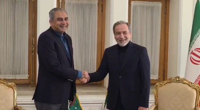 وزیر داخلہ محسن نقوی نے تہران میں ایرانی وزیر خارجہ عباس عراقچی سے ملاقات
