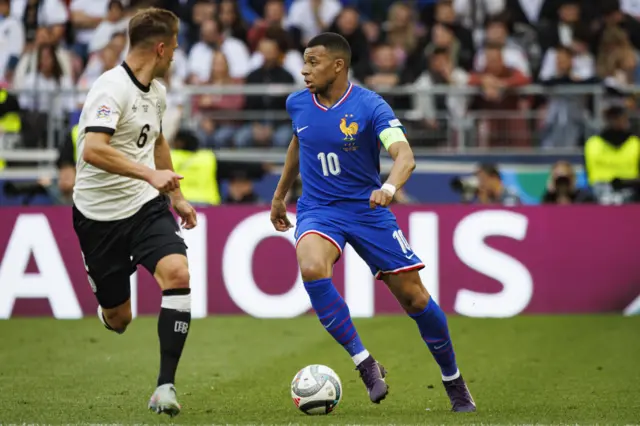 Mbappé contre l'Allemagne