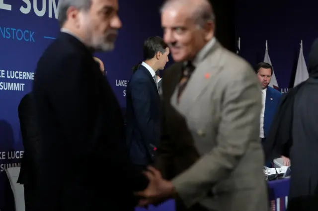 شهباز شریف و عباس عراقچی