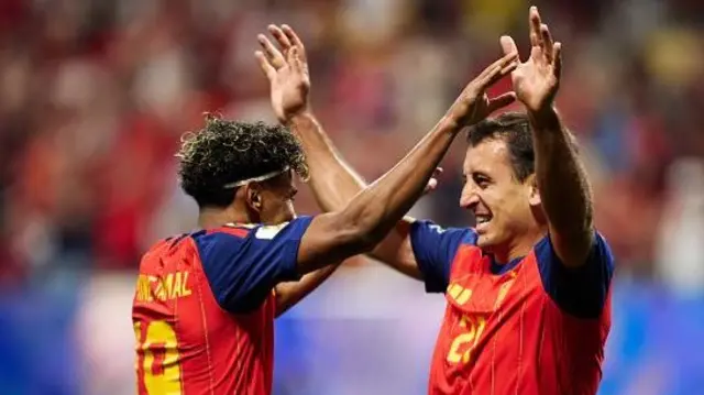 Mikel Oyarzabal na Spain ya yi bikin