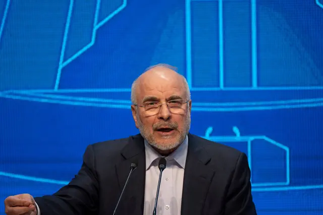 رئيس البرلمان الإيراني محمد باقر قاليباف